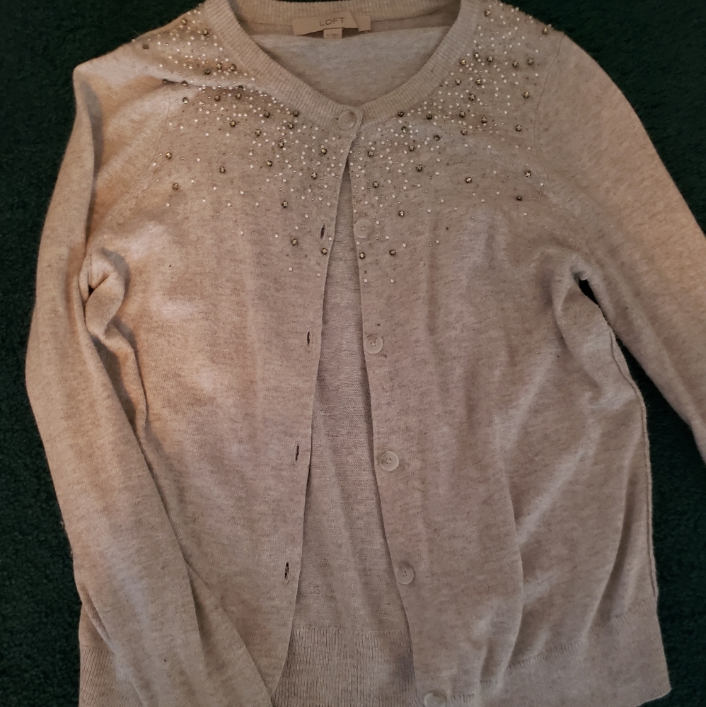 LOFT sparkly cardigan